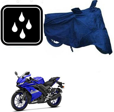 Motoren Waterproof Two Wheeler Cover for Yamaha(R15 V3, Blue)