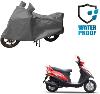 RPSENTTERPR Waterproof Two Wheeler Cover for Mahindra(Gusto, Grey)