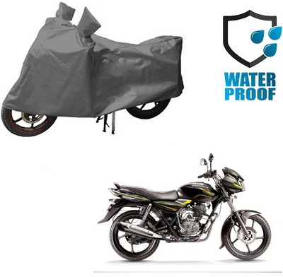 RPSENTTERPR Waterproof Two Wheeler Cover for Bajaj(Discover 125 DTS-i, Grey)