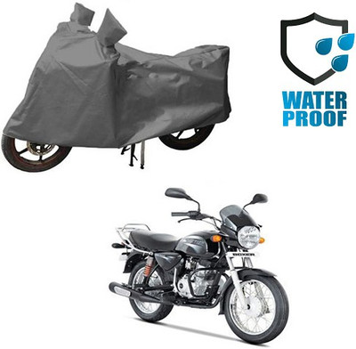 RPSENTTERPR Waterproof Two Wheeler Cover for Bajaj(Boxer, Grey)