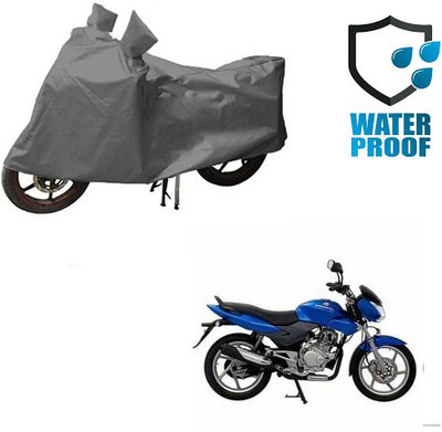 RPSENTTERPR Waterproof Two Wheeler Cover for Bajaj(DTS-i, Grey)