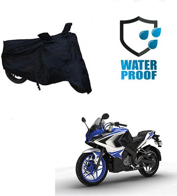 RPSENTTERPR Waterproof Two Wheeler Cover for Bajaj(Pulsar, Black)