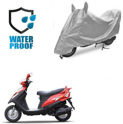 RPSENTTERPR Two Wheeler Cover for Hero(Passion Pro TR, Silver)