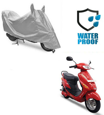 SANJU Waterproof Two Wheeler Cover for Hero(E Sprint, Silver)