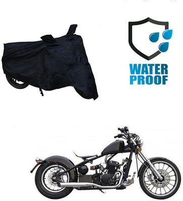 RPSENTTERPR Waterproof Two Wheeler Cover for Harley Davidson(Bobber 350, Black)
