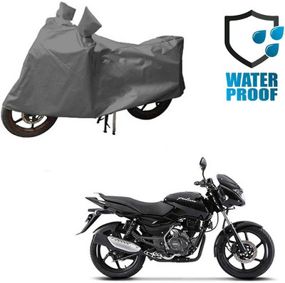 RPSENTTERPR Waterproof Two Wheeler Cover for Bajaj(Pulsar 180 DTS-i, Grey)