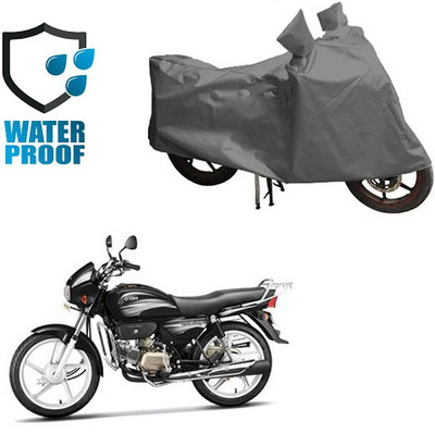 RPSENTTERPR Waterproof Two Wheeler Cover for Hero(Splendor Pro Classic, Grey)