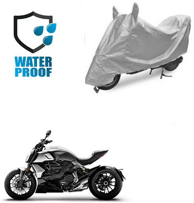 RPSENTTERPR Two Wheeler Cover for Bajaj(Pulsar 150 DTS-i, Silver)