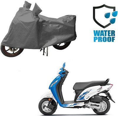 RPSENTTERPR Waterproof Two Wheeler Cover for Honda(Activa i, Grey)