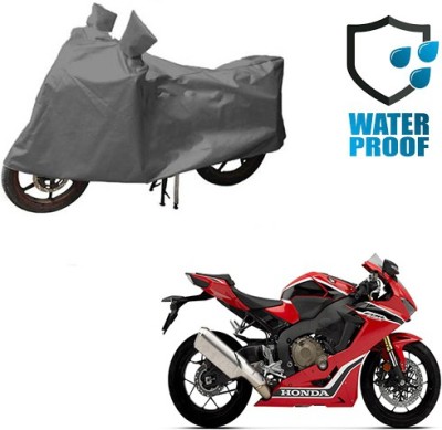 RPSENTTERPR Waterproof Two Wheeler Cover for Honda(CBR 1000RR, Grey)