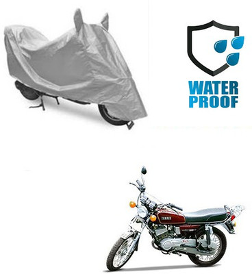 RPSENTTERPR Waterproof Two Wheeler Cover for Yamaha(RX 100, Silver)
