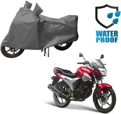 RPSENTTERPR Waterproof Two Wheeler Cover for Yamaha(SZ X, Grey)