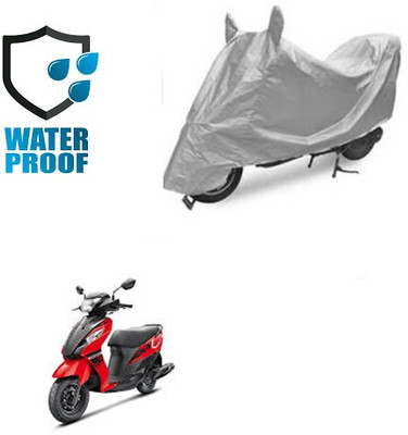 RPSENTTERPR Waterproof Two Wheeler Cover for Honda(Aviator, Silver)