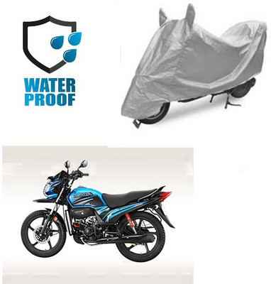 SANJU Waterproof Two Wheeler Cover for Hero(Electric Cruz, Silver)
