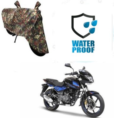 Mdstar Waterproof Two Wheeler Cover for Bajaj(Pulsar 150 DTS-i, Multicolor)