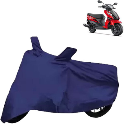 Rhtdmm Two Wheeler Cover for Suzuki(Let's, Blue)