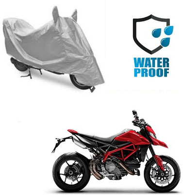 SANJU Waterproof Two Wheeler Cover for Ducati(Hyperstrada, Silver)