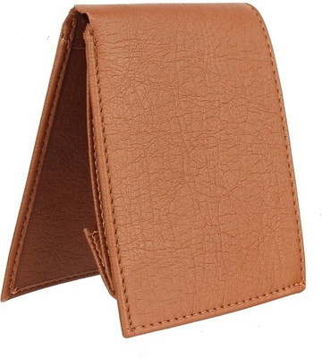 RPF Men Trendy Tan Artificial Leather Wallet(10 Card Slots)