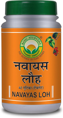 Basic Ayurveda Navayas Loh(Pack of 4, 160 Tablets)