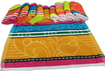 Xy Decor Cotton 300 GSM Hand Towel Set(Pack of 10)