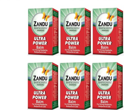 ZANDU Ultra Power Balm 6 x 8 ml Packs Balm(6 x 8 ml)