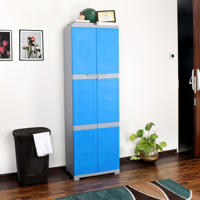 Cello Storage Cupboard Plastic Cupboard(Finish Color - Grey & Blue, DIY(Do-It-Yourself)) deal from flipkart Cello Storage Cupboard Plastic Cupboard(Finish Color - Grey & Blue, DIY(Do-It-Yourself)) deal from flipkart