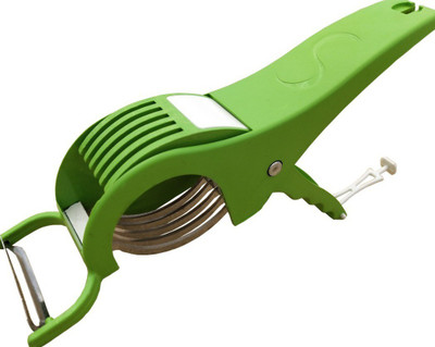 Ajnu Enterprises Vegetable Cutter with Peeler, plastic Mirchi Green Vegetable Slicer(1)