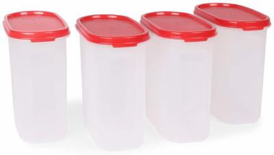 TUPPERWARE Polypropylene Grocery Container  - 1700 ml(Pack of 4, White)