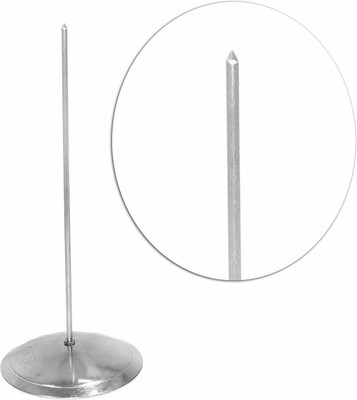 PANKU 1 Compartments Metal Receipt holder / Bill fork(Silver)