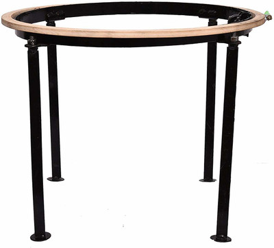 VLV Wooden Embroidered Frame Stand Aari and Hoop (14 inch)