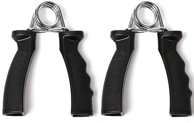 VICTORY Solid Plastic Hand Grip/Fitness Grip(Black)