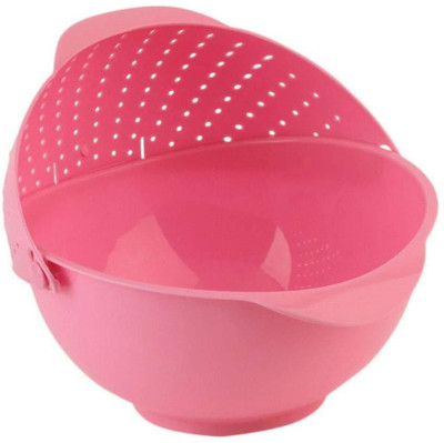 Grovent Plastic Fruit & Vegetable Basket Collapsible Colander(Multicolor Pack of 1)