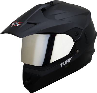 Steelbird Off Road TURF Motocross Helmet in Matt Midnight Black