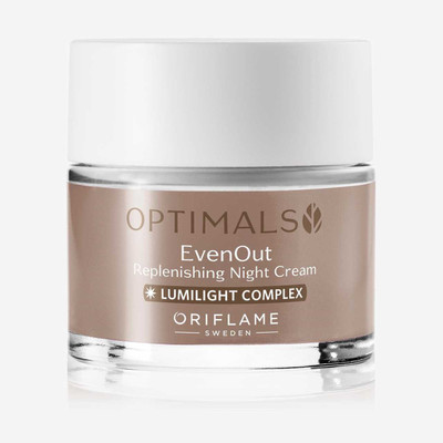 Oriflame SWEDEN OPTIMALS EVEN OUT REPLENSHING NIGHT CREAM ORIGINAL - 50ML(50 ml)