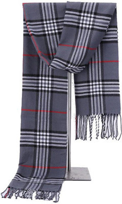 AlexVyan Checkered Cotton Blend, Wool Blend, Polyester Men & Women Scarf, Fancy Scarf, Stole
