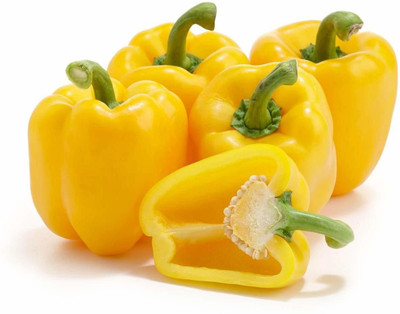CYBEXIS Fast Growing Capsicum Yellow Hybrid Seeds2400 Seeds Seed(2400 per packet)