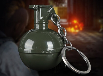 Explorer ™ Beautifully Design Pubg Bomb Butane Gas Lighter Key Chain