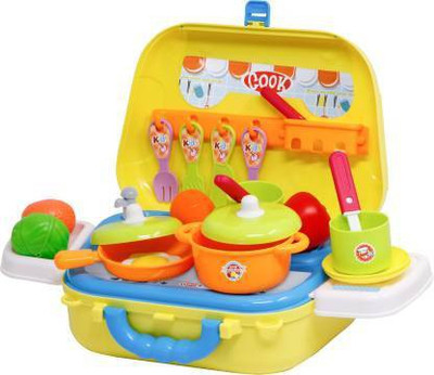MTC97 22 Pcs Kitchen Pretend Play Kids Pretend Cooking Toy