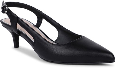 Bata Women Heels(Black , 8)