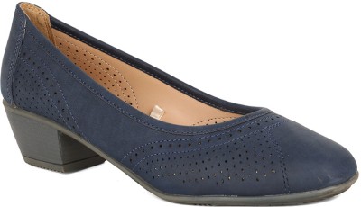 Bata Women Heels(Blue , 7)