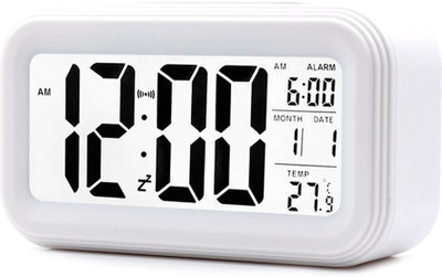 Gadget Hero's Digital White Clock