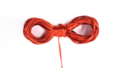 Kuhu Creations Vedroopam Sacred Thread Puja Dhaga, Kalawa, Nazar Suraksha. (Red Silky Strap, 5 Meters) Thread(5 m Pack of1)