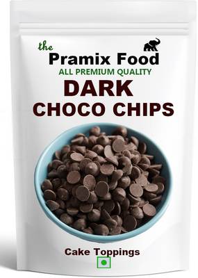 Pramix Dark Chocolate Chips/ Choco Chipps (500 gm) Choco Chips Solid