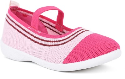 Bubblegummers Girls Slip on Ballerinas(Pink)