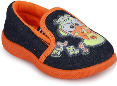 SMARTOTS Booties(Toe to Heel Length - 11 cm, Orange)