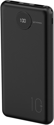 Gionee 10000 mAh Power Bank (Fast Charging, 18 W) (Black, Lithium Polymer)