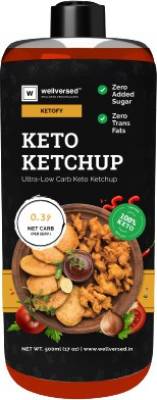 Ketofy Keto Ketchup (500g) | Ultra Low Carb Classic Rich Tomato Sauce Ketchup