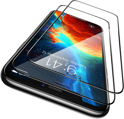 CASEKOO Edge To Edge Tempered Glass for Apple iPhone X(Pack of 1)