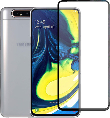 DropFit Edge To Edge Tempered Glass for Samsung Galaxy A90(Pack of 1)
