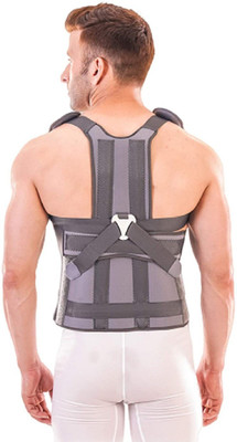 SAMSON Taylor's Brace-Relief from Thoraco-Lumbar Injuries, Inter Vertebral Disc Problems Back / Lumbar Support(Black)